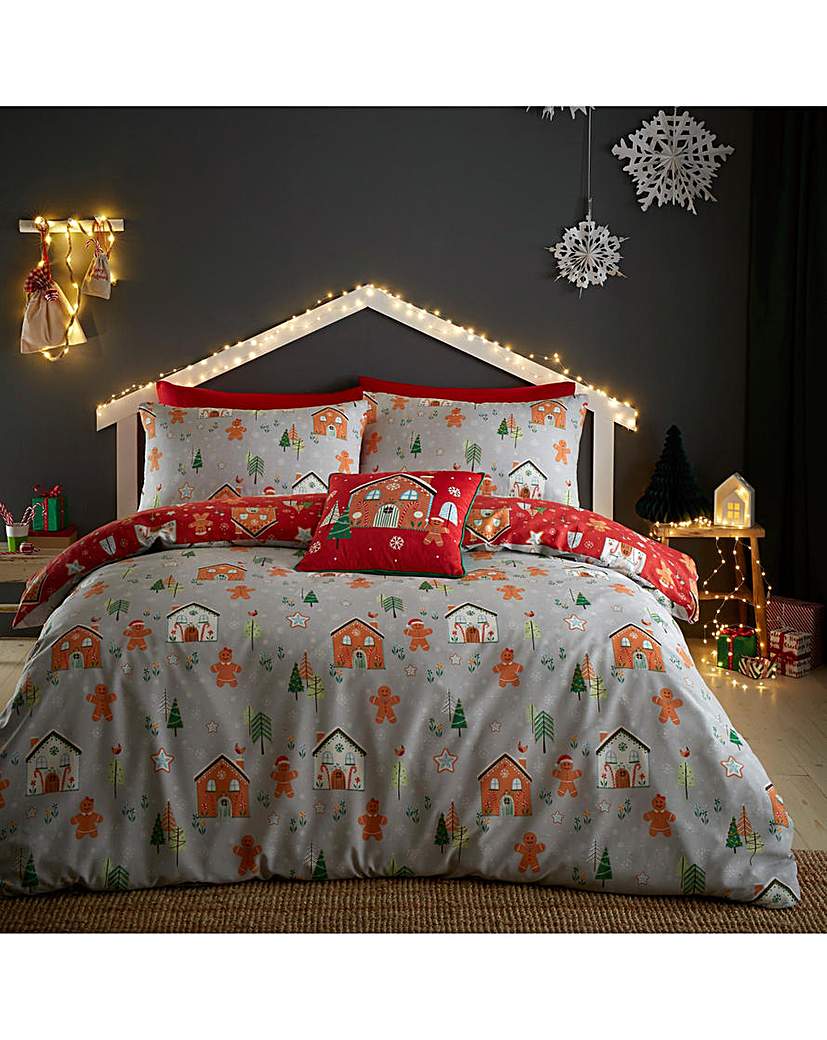 Bedlam Gingerbread House Duvet Cover Set