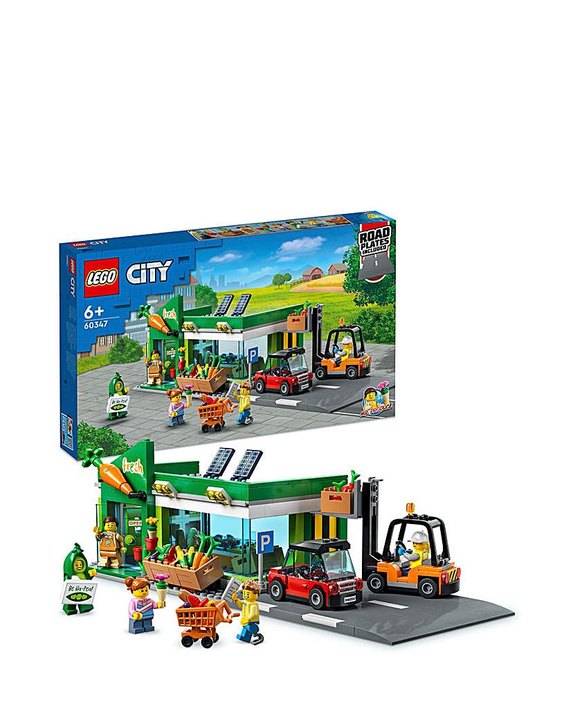 LEGO City Grocery Store Set with Toy Car