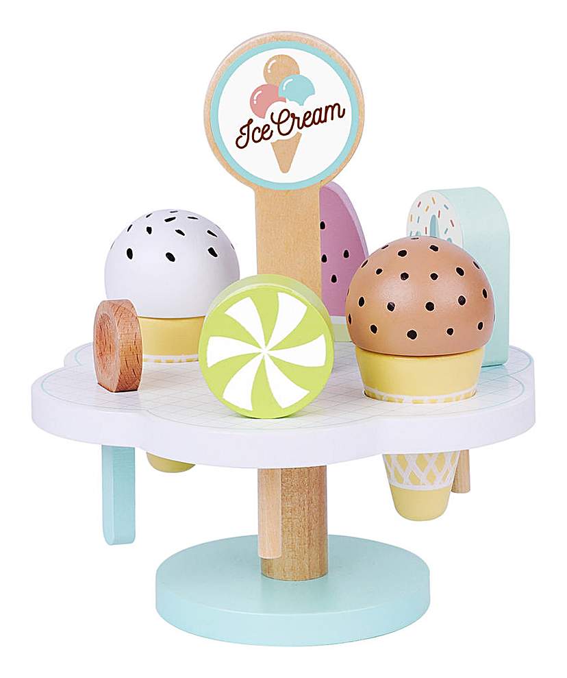 Wooden Ice Cream Set