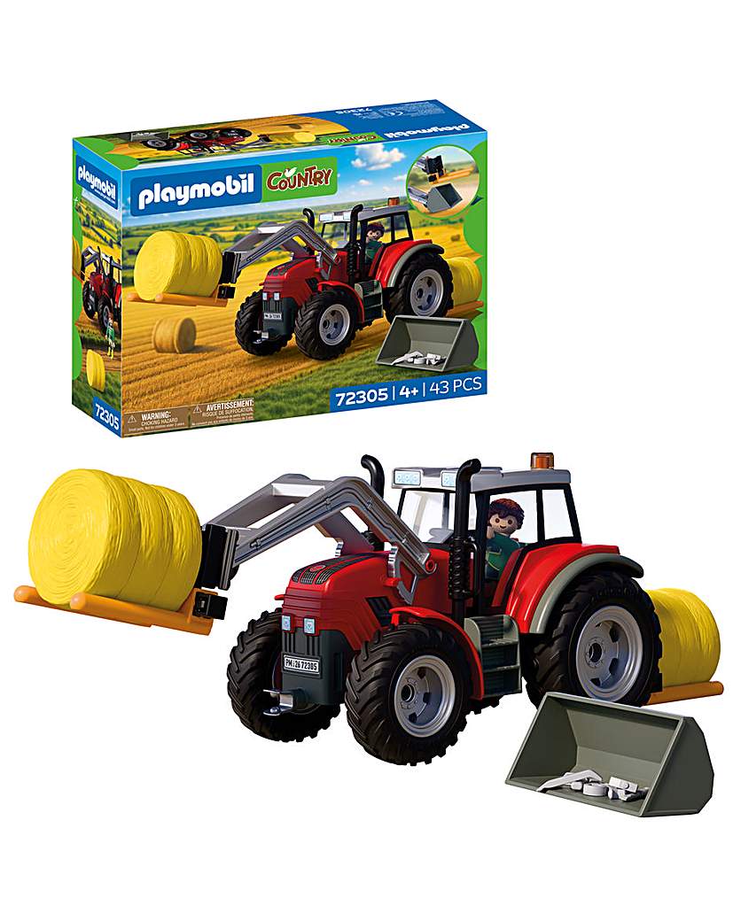 Playmobil Tractor Hay Bale Set