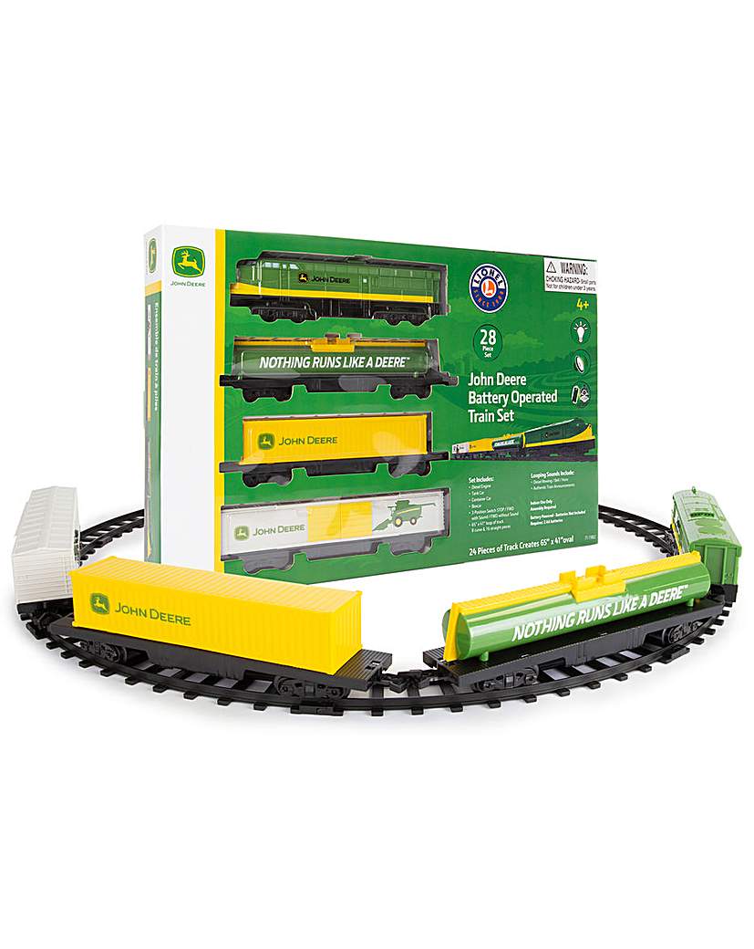 Lionel John Deere 28pc Train
