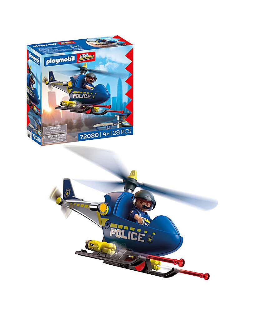Playmobil Police Helicopter Set
