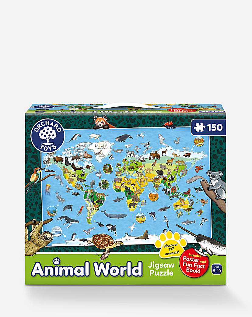 Orchard Toys Animal World Puzzle Game