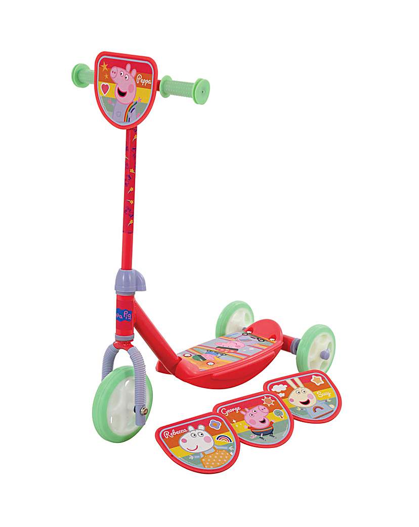 peppa pig switch it tri-scooter