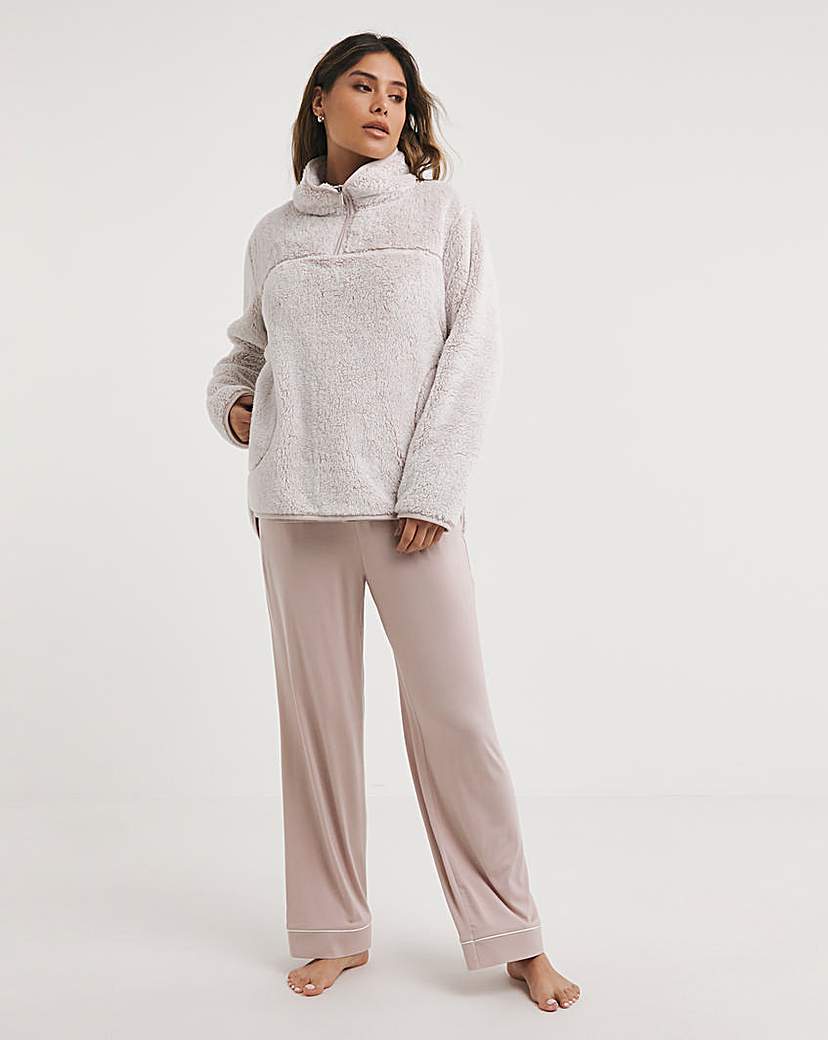 Pretty Secrets Funnel Neck Snuggle Top