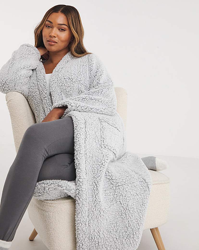 Pretty Secrets Long Fleece Cardigan