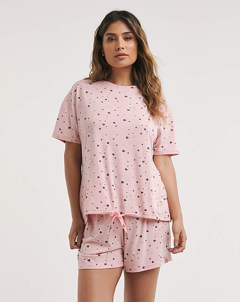 Pretty Lounge Fold Top Shortie Set