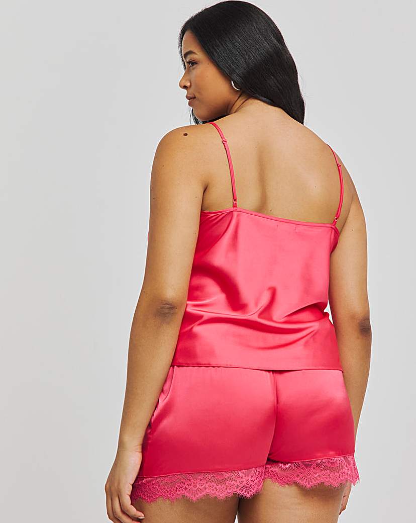Figleaves Lace Stretch Satin Short Set