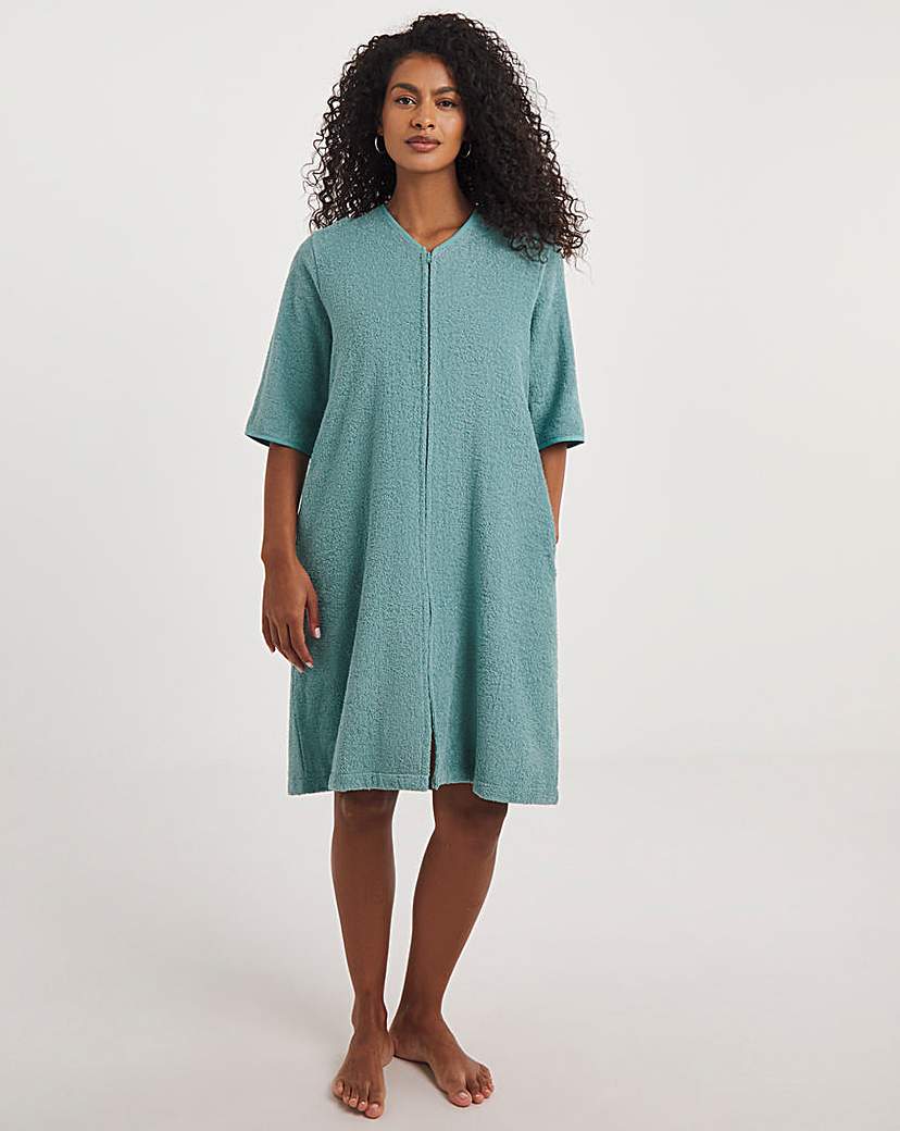 Pretty Secrets Towelling Zip Gown