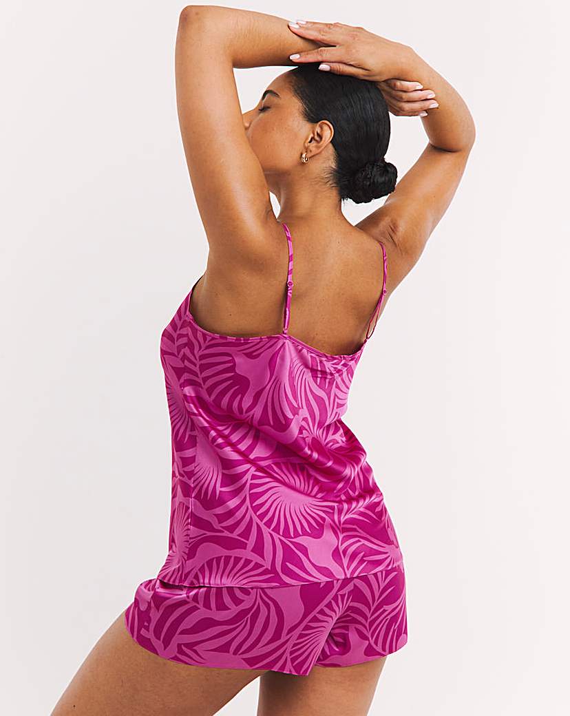 Figleaves Stretch Satin Short Set