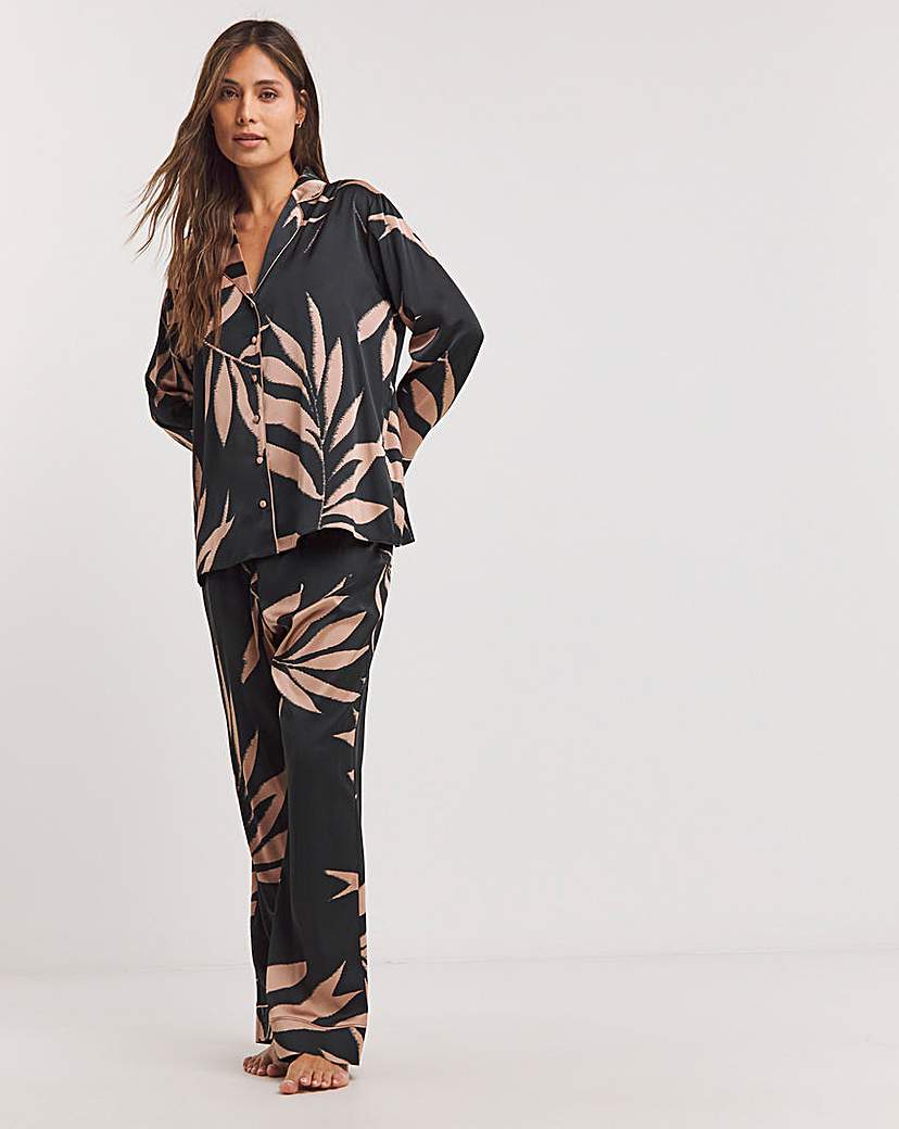 Figleaves Stretch Satin Pyjama Set