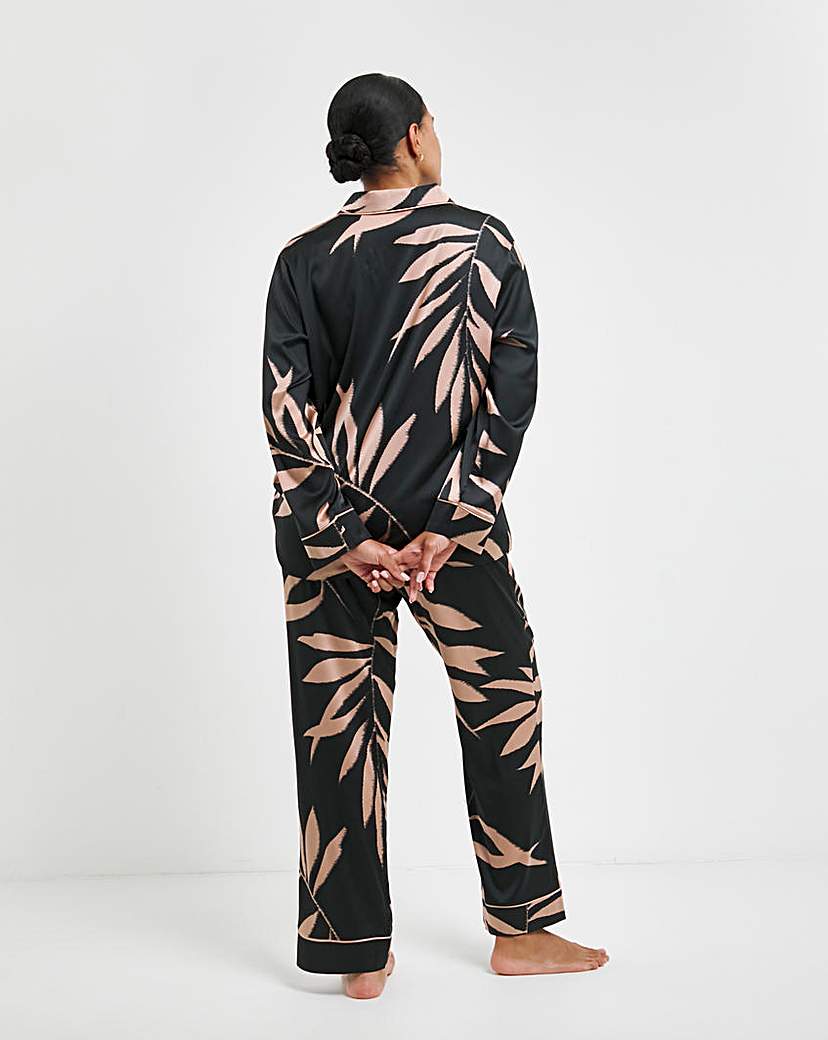 Figleaves Stretch Satin Pyjama Set