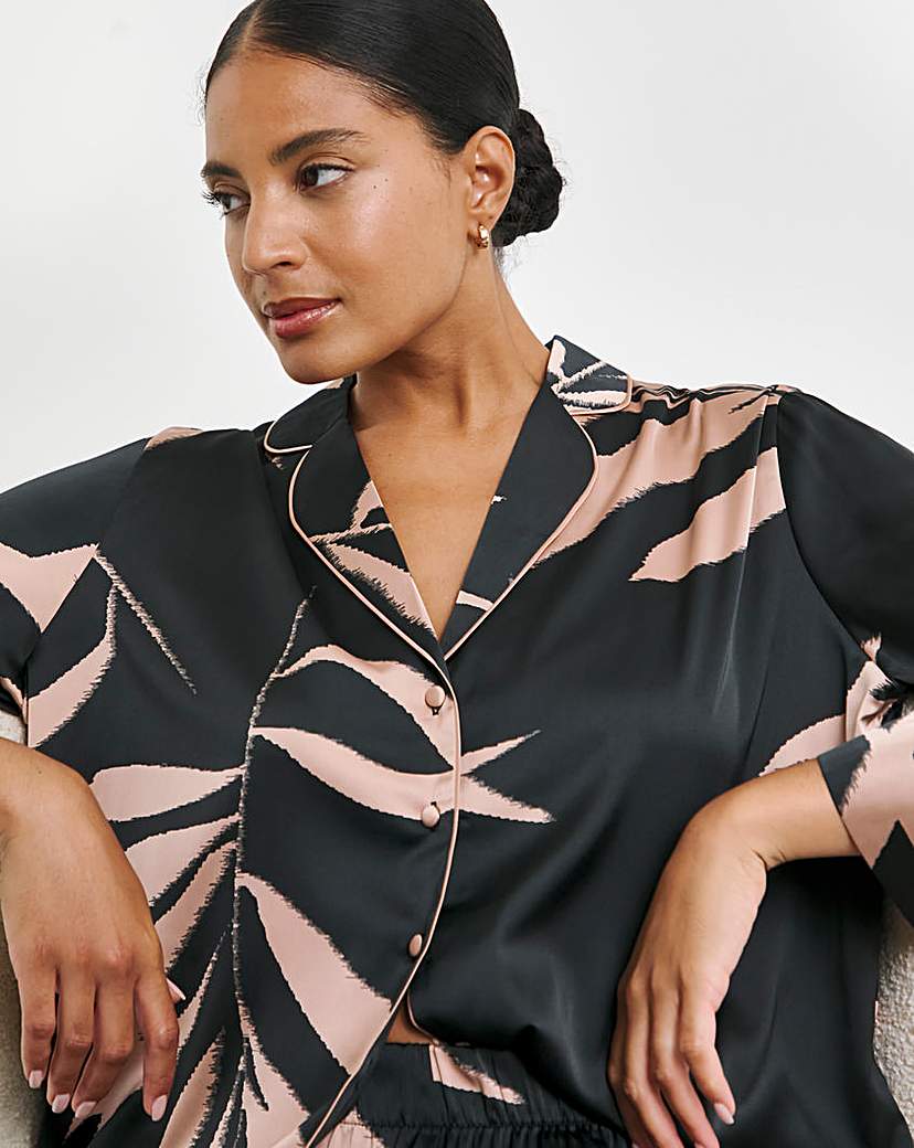 Figleaves Stretch Satin Pyjama Set