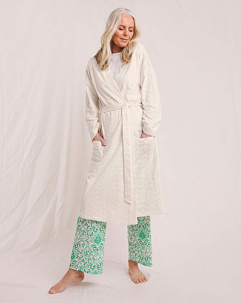 Julipa Jersey Cream Broderie Gown