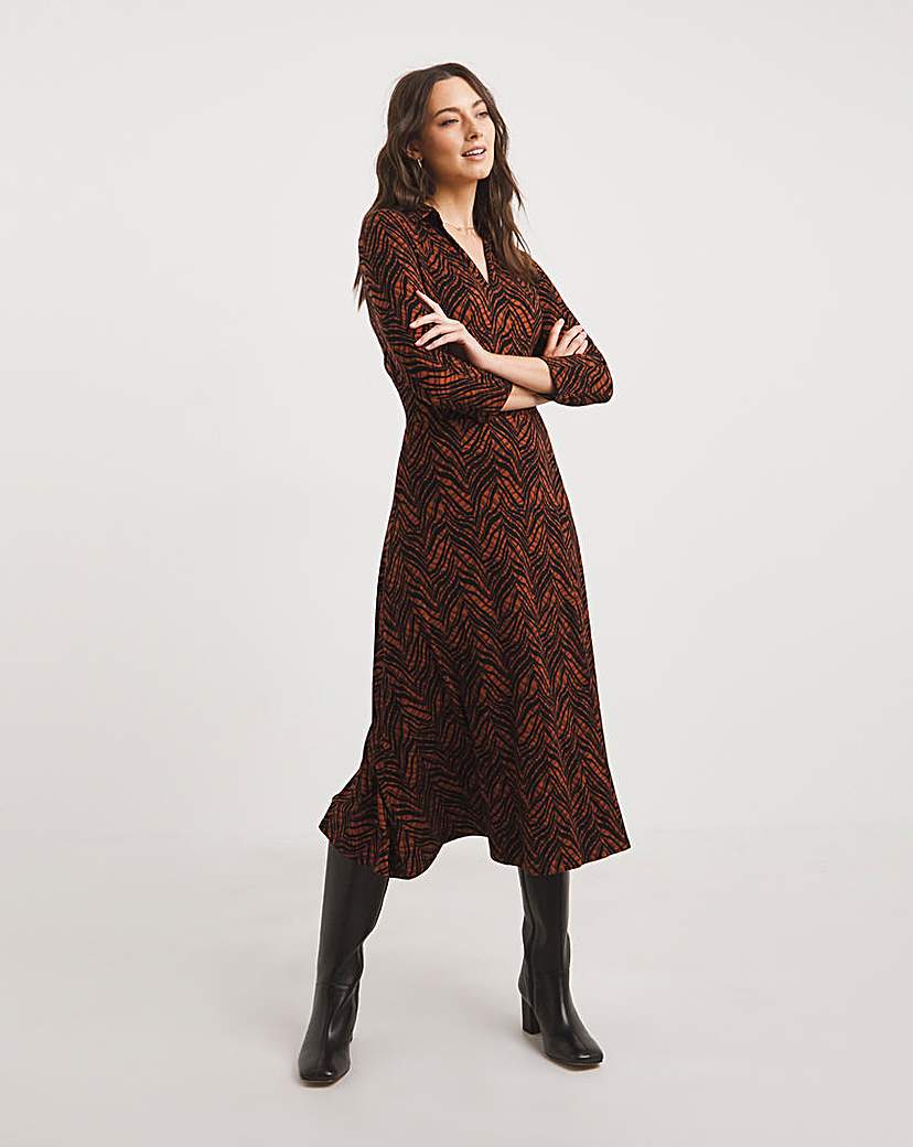 Julipa Collar Jersey Maxi Dress