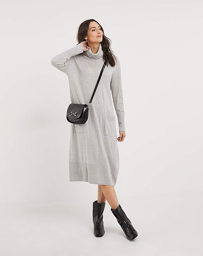 Julipa Supersoft Roll Neck Dress
