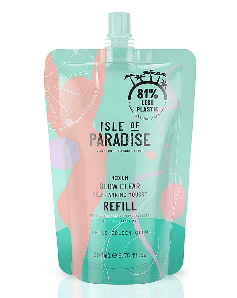 Isle of Paradise Glow Clear Refill Med