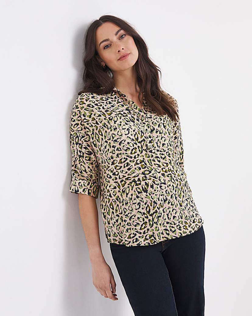 Julipa Turn Back Cuff Blouse