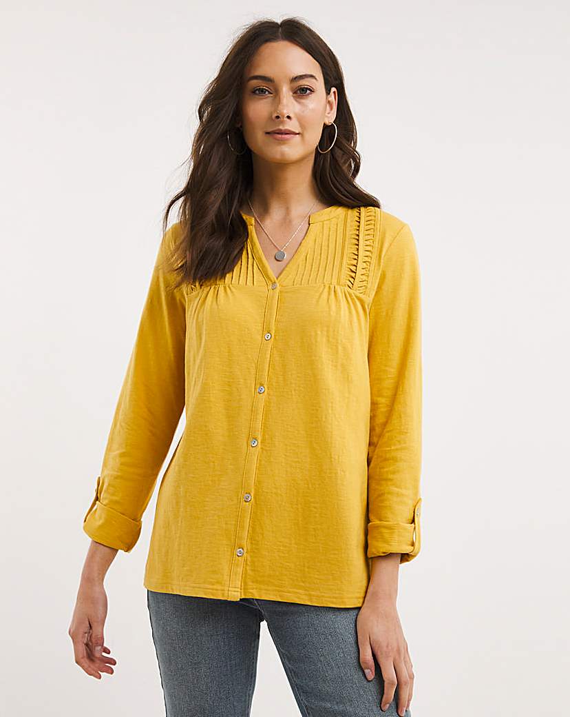 Julipa Neck Detail Jersey Tunic