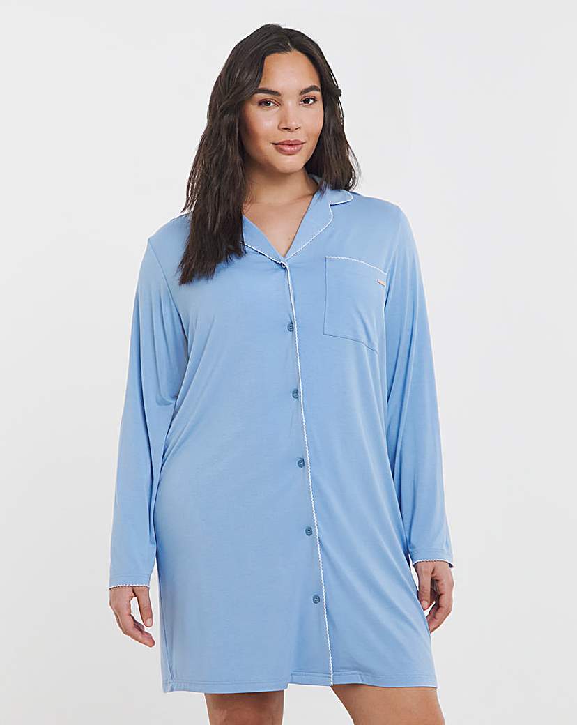 Figleaves Picot Trim Night Shirt