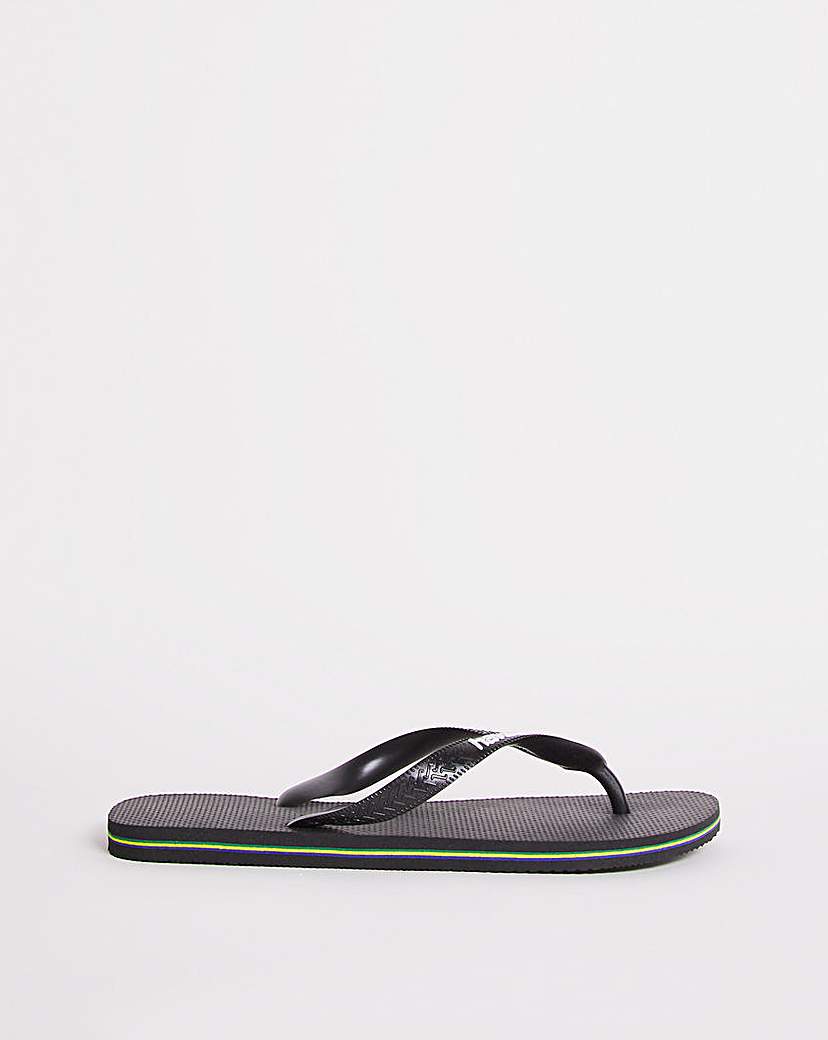 Havianas Brasil Logo Flip Flops