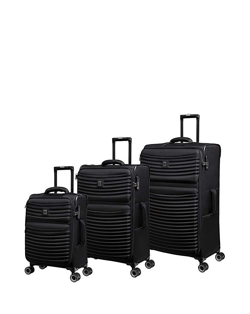 Precursor Black 3pc Suitcase Set