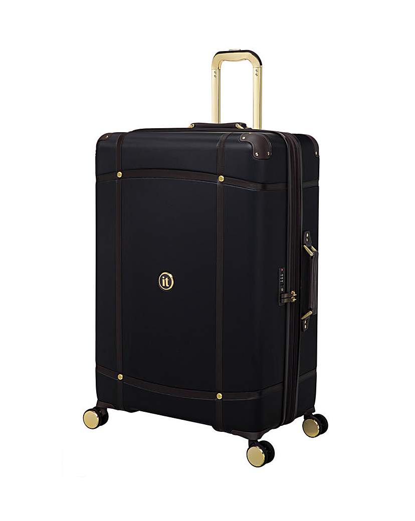 Superiority Black Large Suitcase