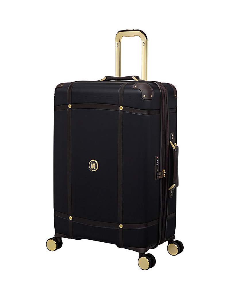 Superiority Black Medium Suitcase