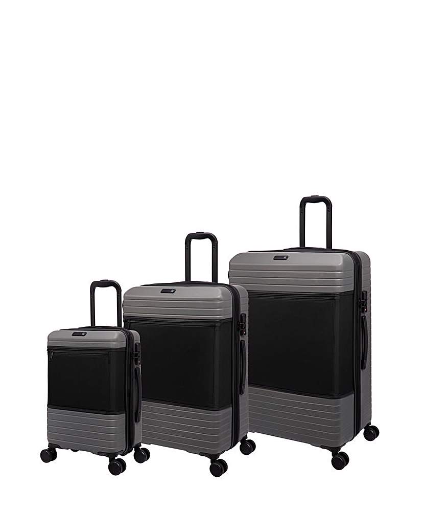 Attuned Charcoal 3pc Suitcase Set