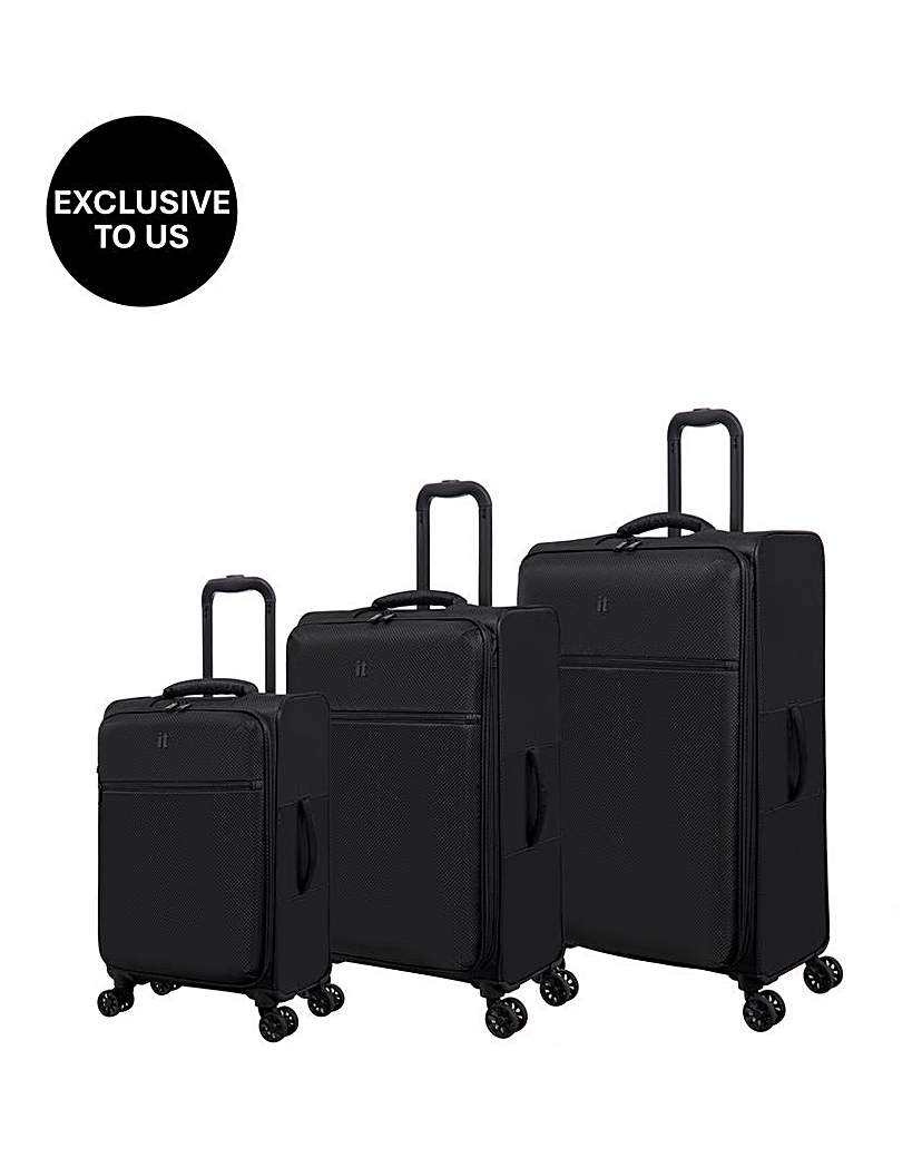 IT Luggage The Lite 3pc Set - Black