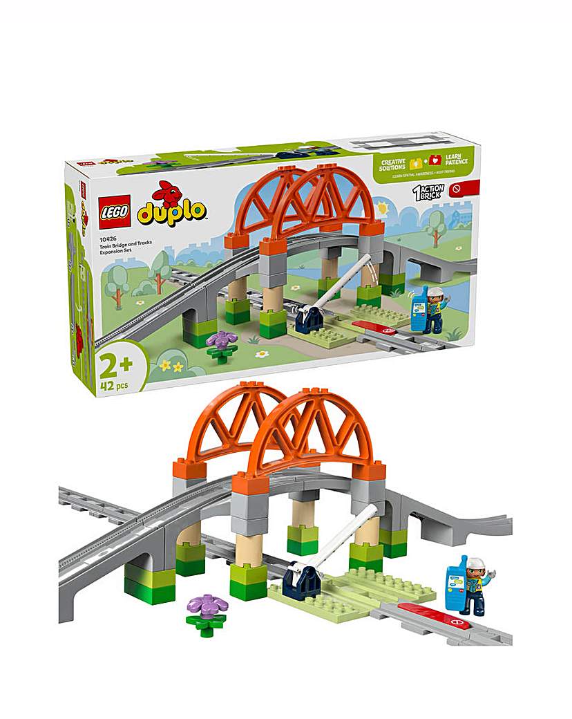 New In - LEGO DUPLO Town Train Bridge and Tracks