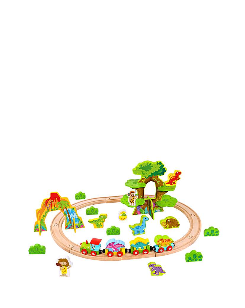 Wooden Small Dinosaur Train Set