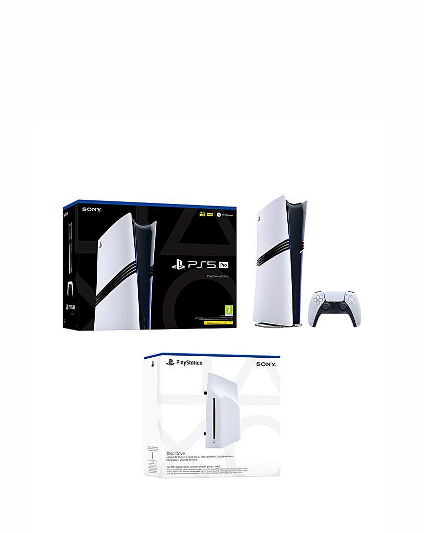 PlayStation 5 Pro & Disc Drive Bundle