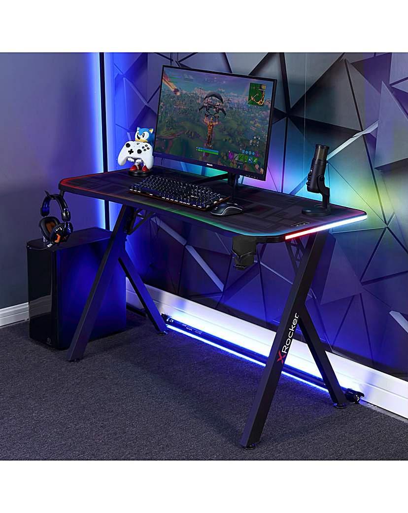 New In - X Rocker Lumio Compact Gaming Desk