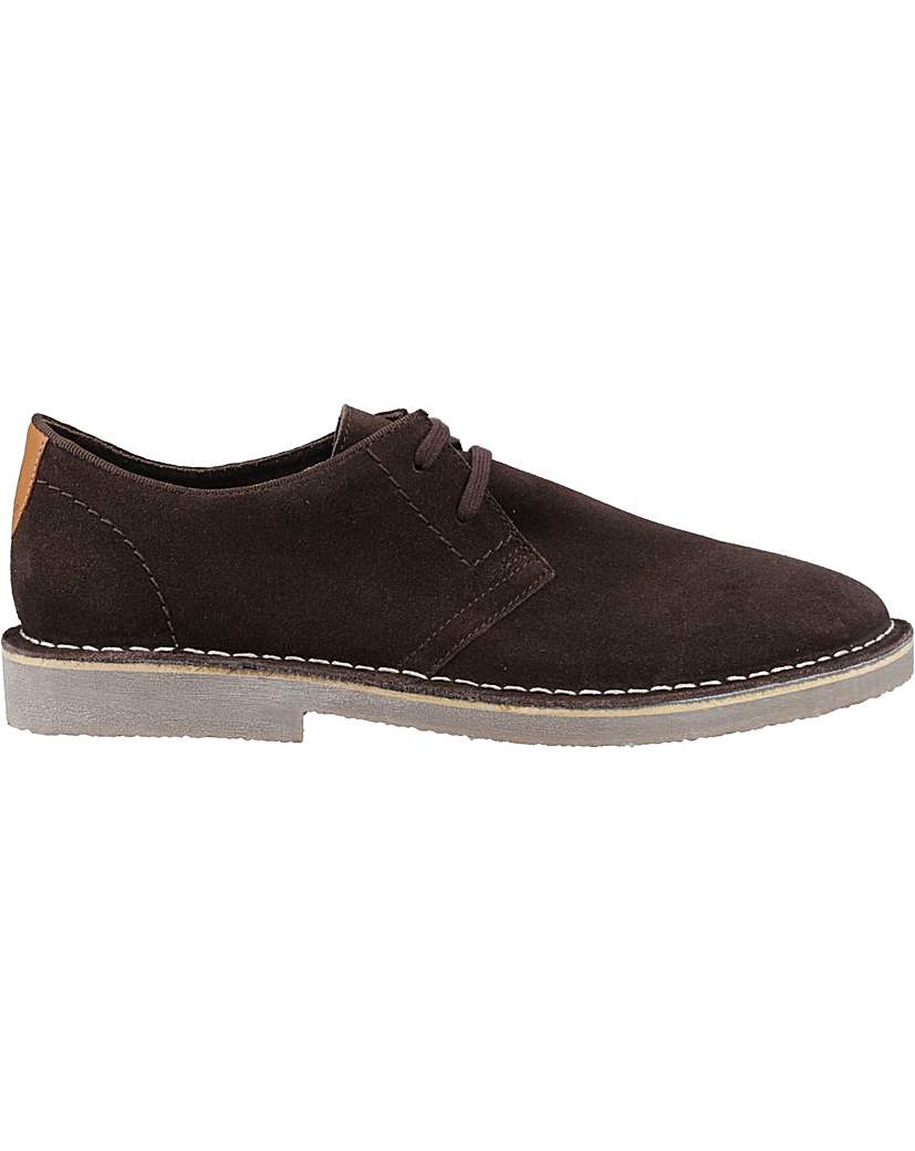 Hush Puppies Men's Lace Up Shoes - Suede - Chocolate - Size 8