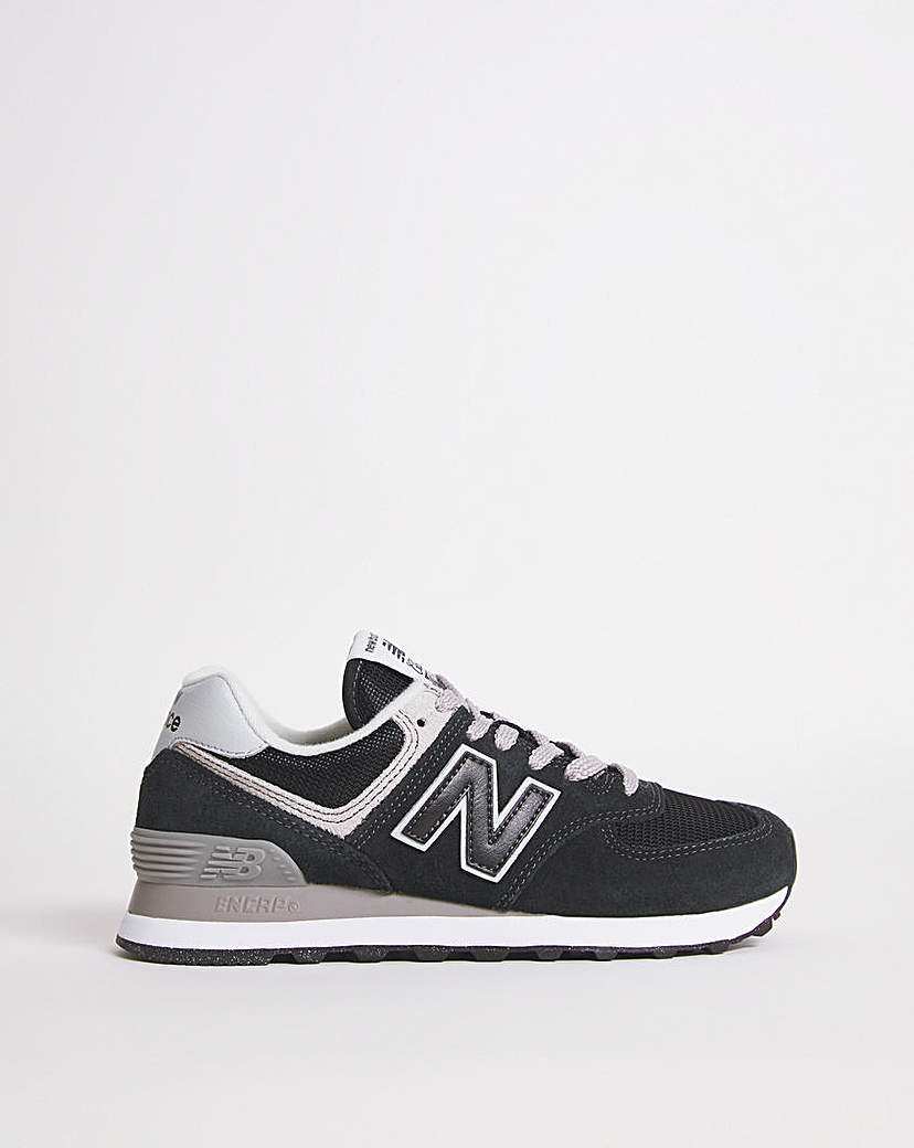 New balance 574 black jd best sale