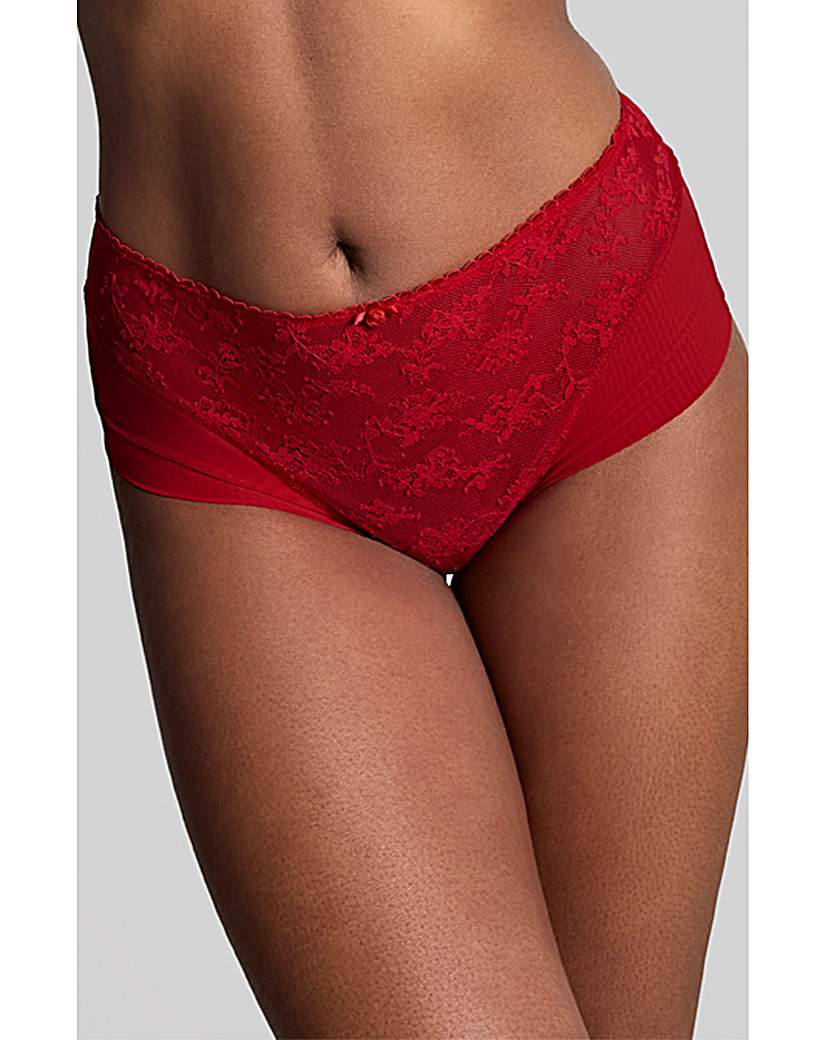Panache Tango Lace Knicker Red