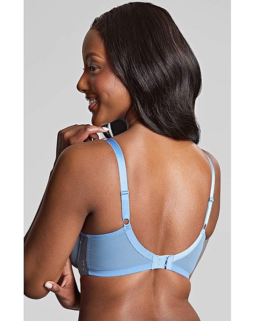 Panache Blossom Balcony Bra Blue