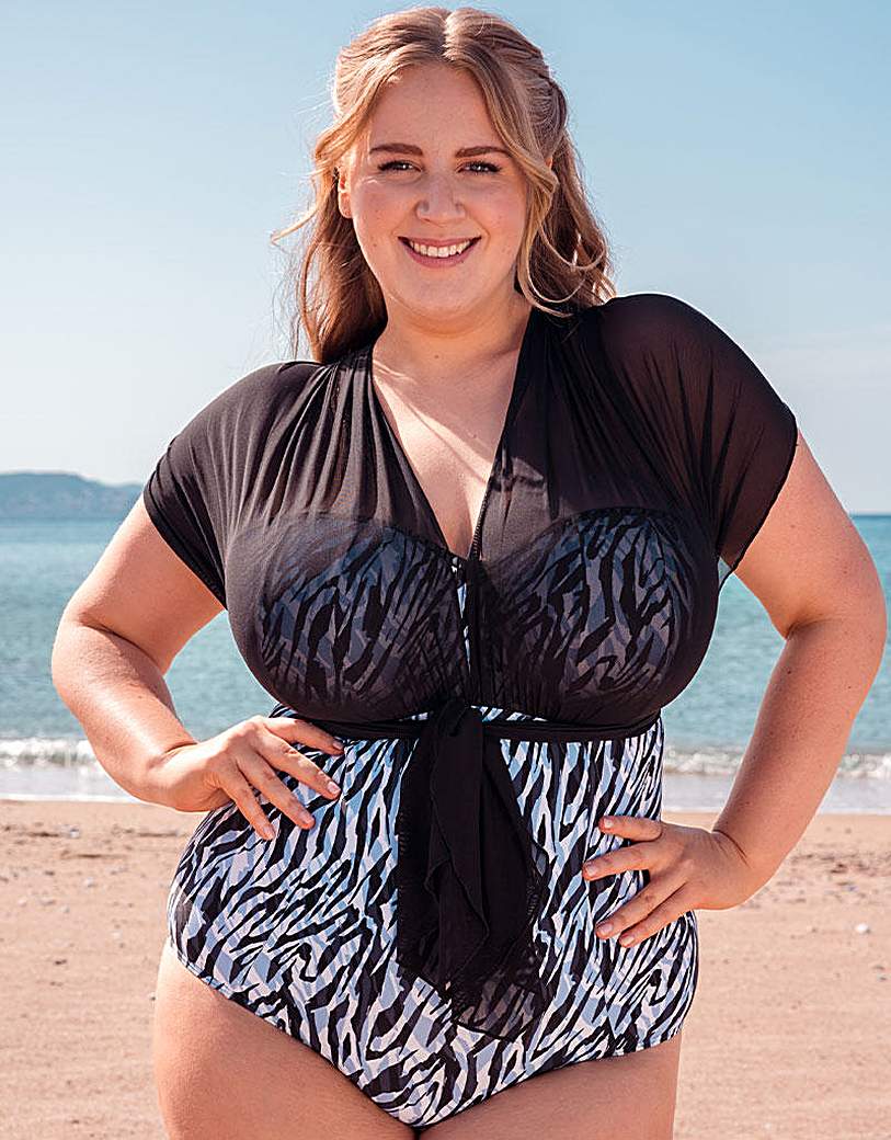 Curvy Kate Wrapsody Bandeau Swimsuit
