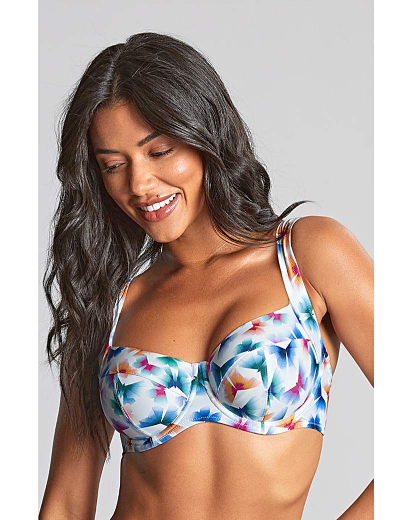 New In - Panache Olivia Bikini Top Flutter Print