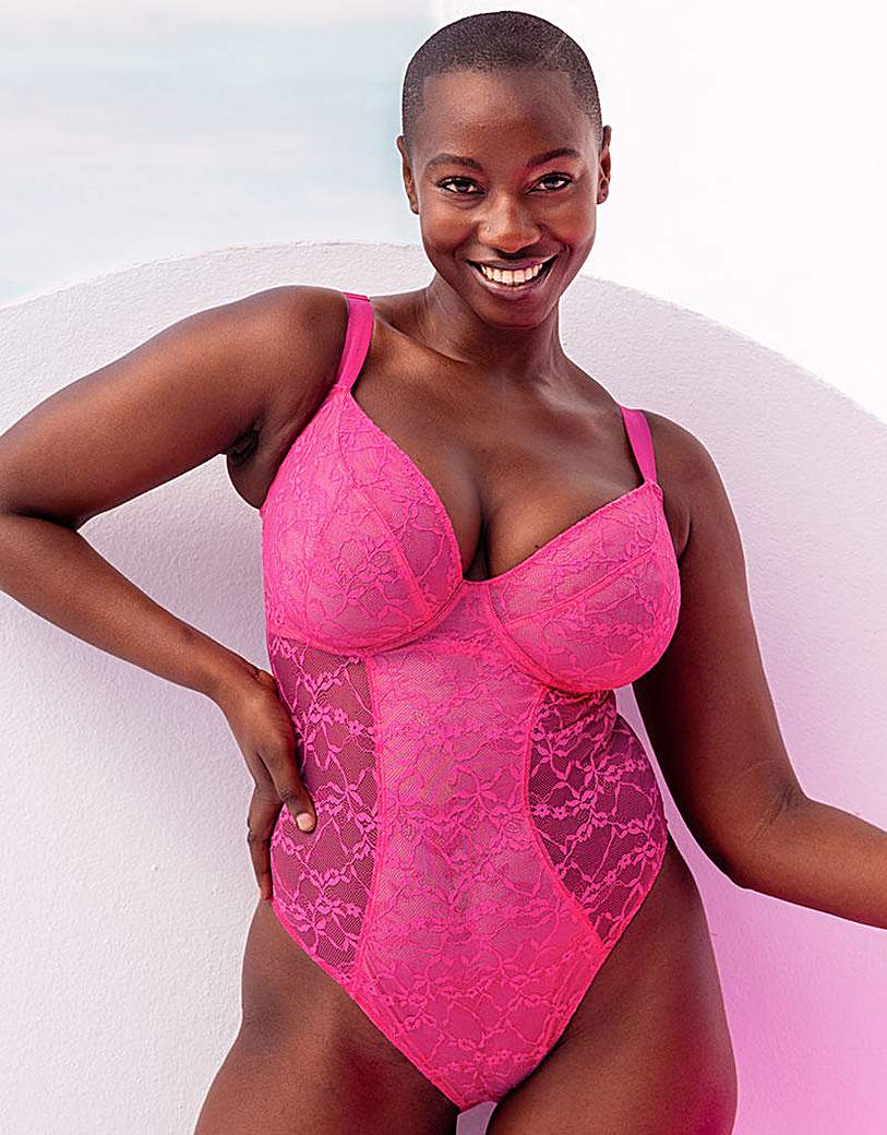 Curvy Kate All Night Lace Plunge Body