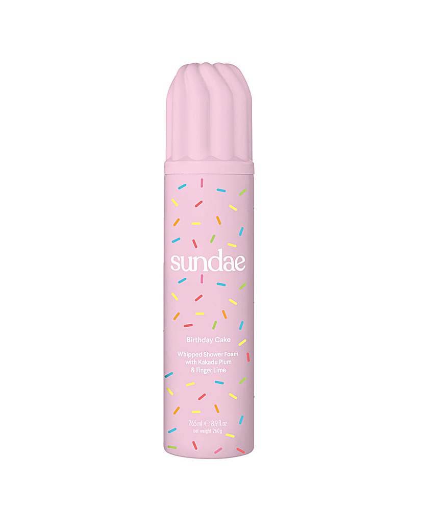 Sundae Whipped Shower Foam Birthday Cake