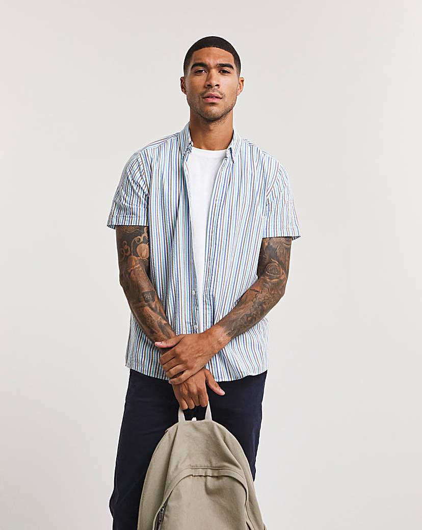 Seersucker Stripe Shirt