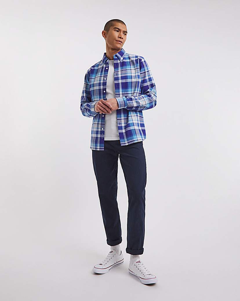 Long Sleeve Oxford Check Shirt