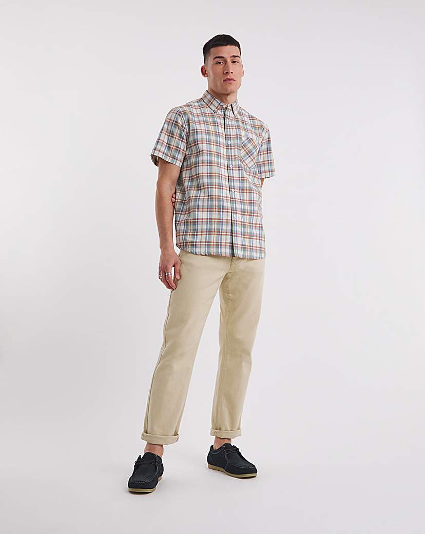 Short Sleeve Oxford Check Shirt