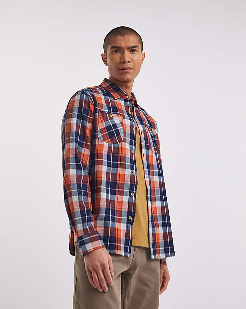 LS Indigo Check Shirt