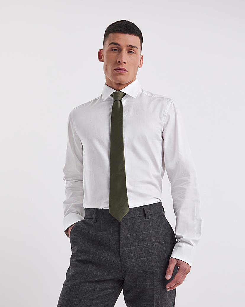 William Hunt Herringbone Formal Shirt