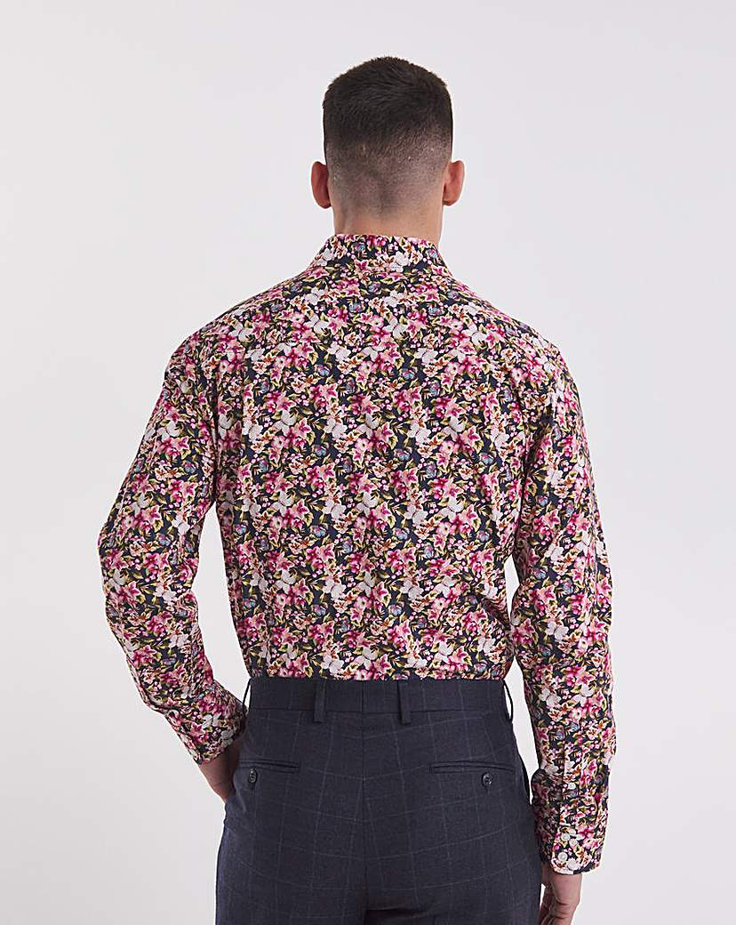 William Hunt Print Formal Shirt
