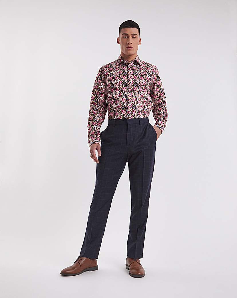 William Hunt Print Formal Shirt