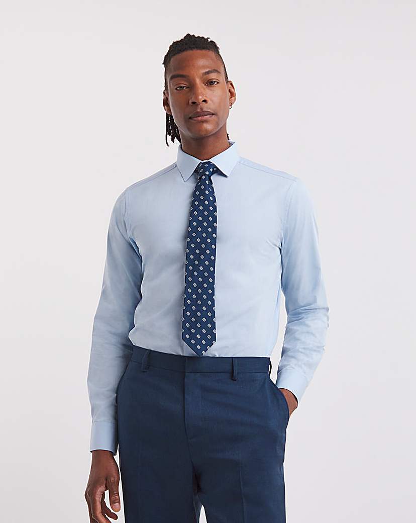 Jacamo Premium Formal Shirt And Tie Set